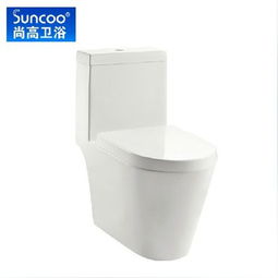 尚高SOL860噴射虹吸式連體馬桶 靜音節水，北京房天下熱薦潔具