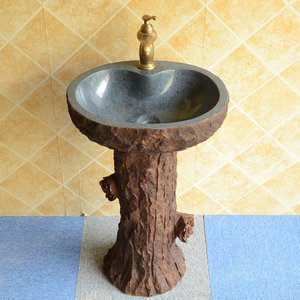 歐式立柱盆與普通馬桶 打造簡約實(shí)用的衛(wèi)浴空間