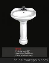 衛浴精品之選 深度解析立柱盆B103的卓越品質與心怡瓷行廠家直銷優勢